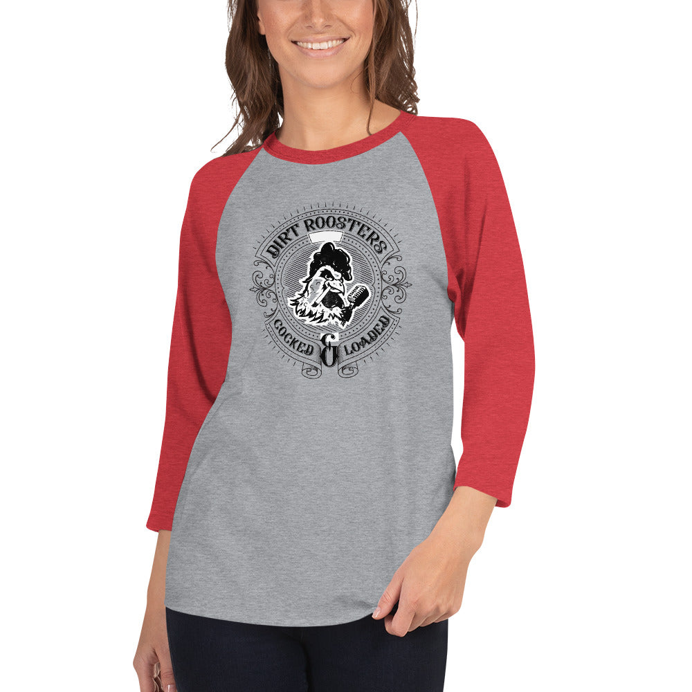 3/4 sleeve raglan shirt