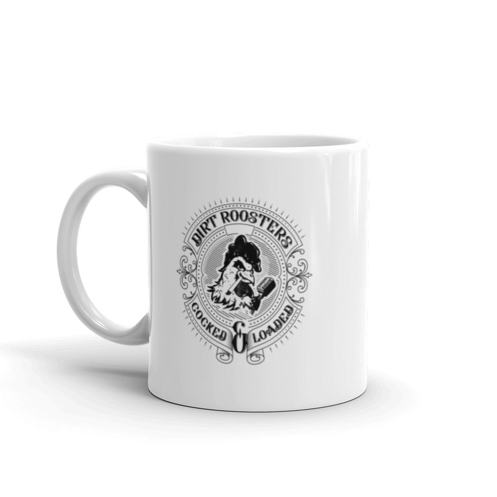 White glossy mug