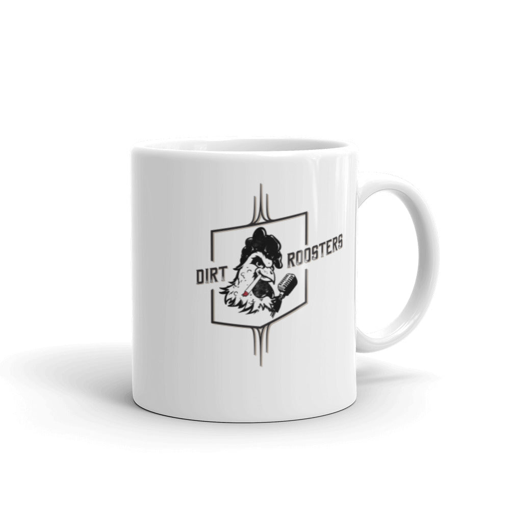 White glossy mug