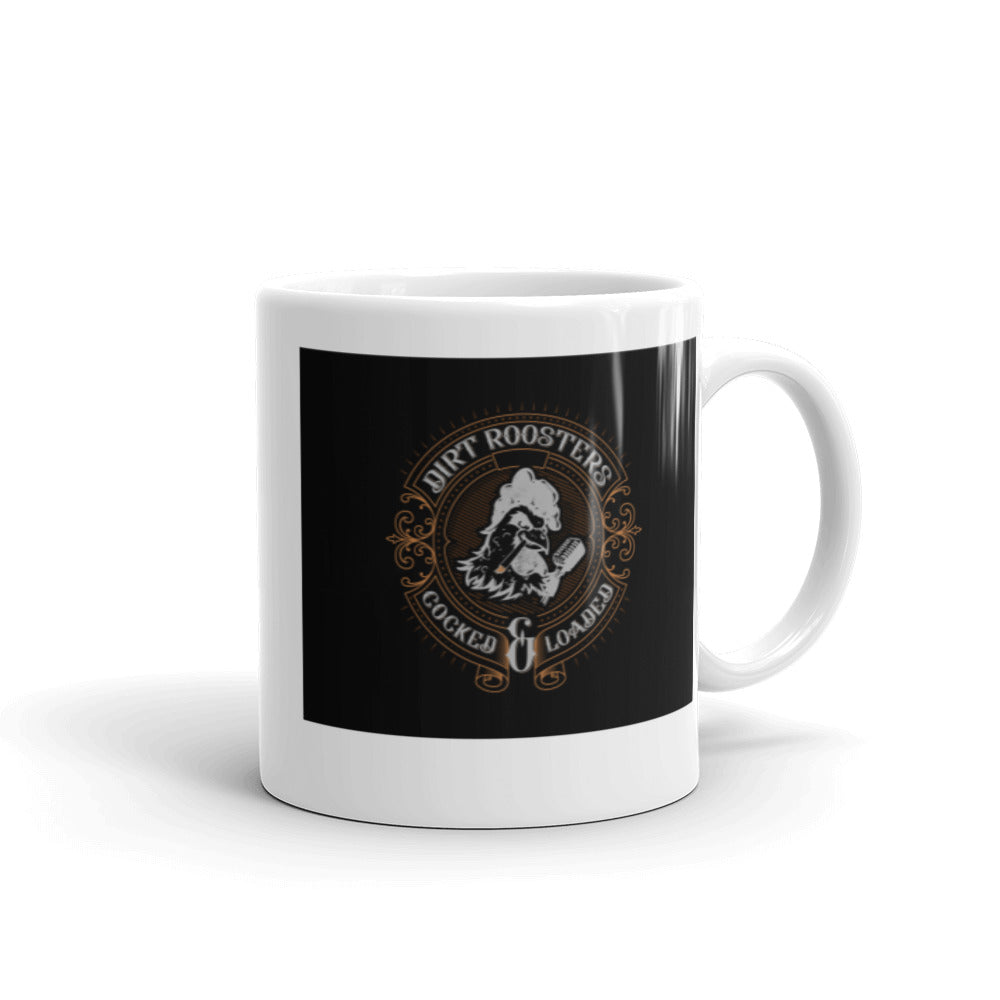 White glossy mug