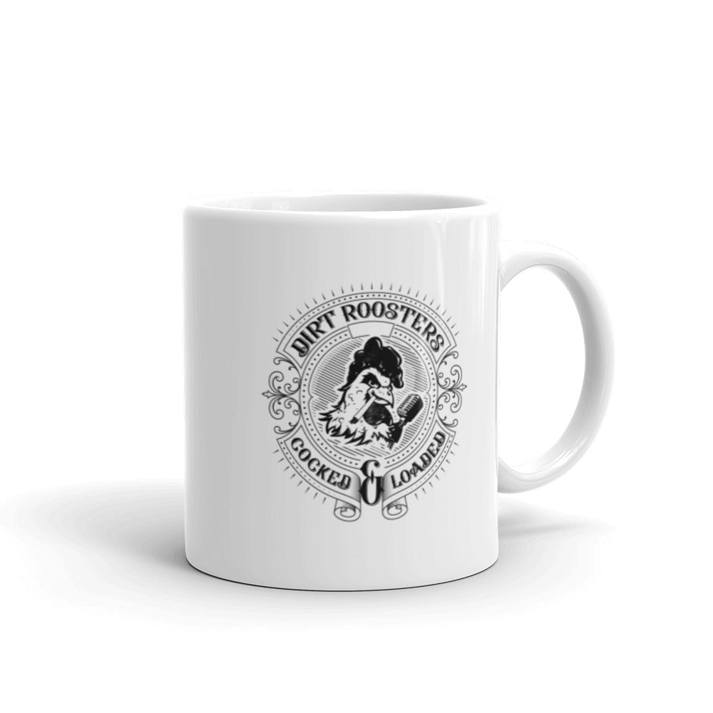 White glossy mug
