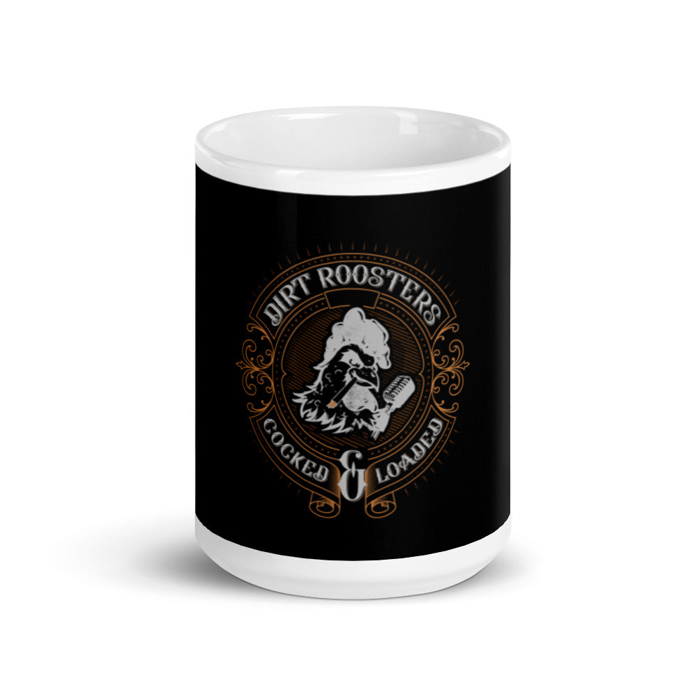 White glossy mug