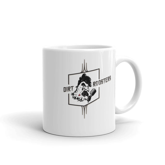 White glossy mug